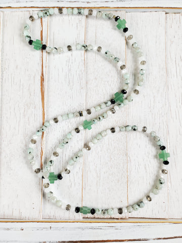 Cross Aventurine,  Dalmatian Jasper, Crystals